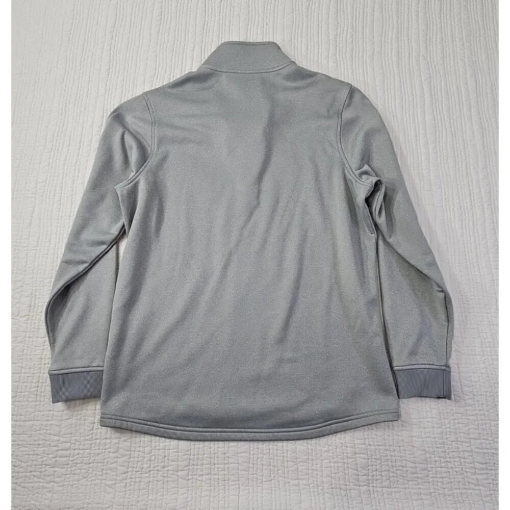 Under Armour Coldgear Loose Men's Size M 1/4 Zip Pullover Grey Activewear EUC LN